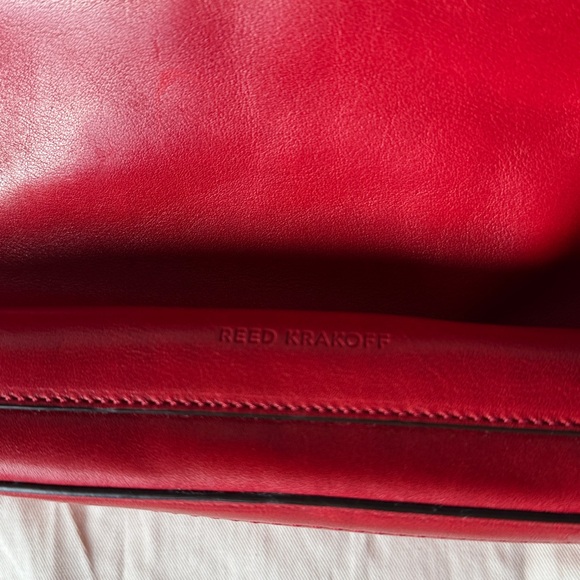 NWOT Reed Krakoff Boxer Tote Red Leather - Picture 11 of 11